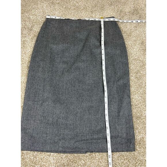 Esisto women grey pencil wool skirt size 44 fit M - Picture 6 of 6